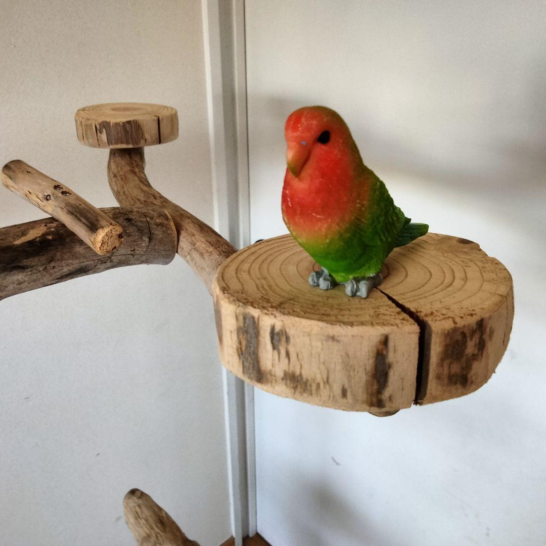 はな バードアスレチックジム ㊽ 天然木 自然木 止まり木 インコ オウム