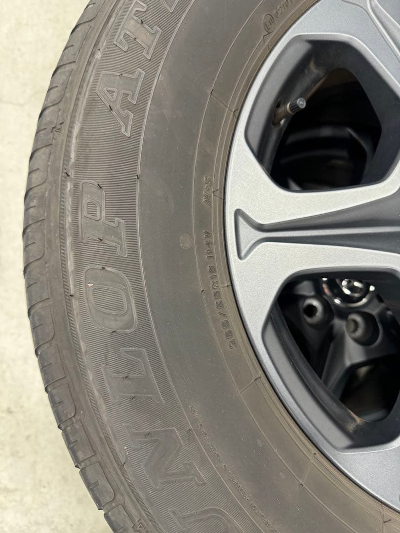ランドクルーザー300 GRホイールタイヤセット265/65R18 ダンロップ