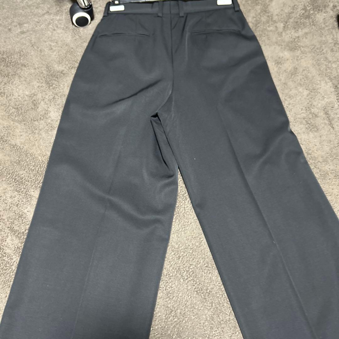 パンツ ssstein 25aw LONG WIDE TROUSERS BLACK S