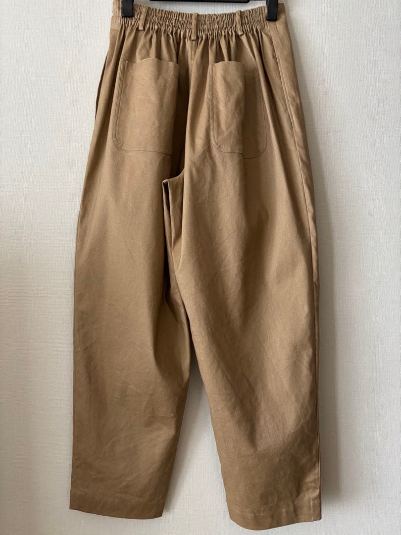 【美品】wafu リネンパンツ 感動の伸縮リネン ソロテックス ／ シャイン