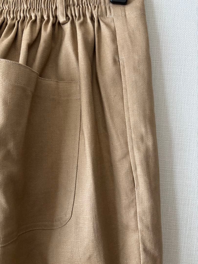 【美品】wafu リネンパンツ 感動の伸縮リネン ソロテックス ／ シャイン