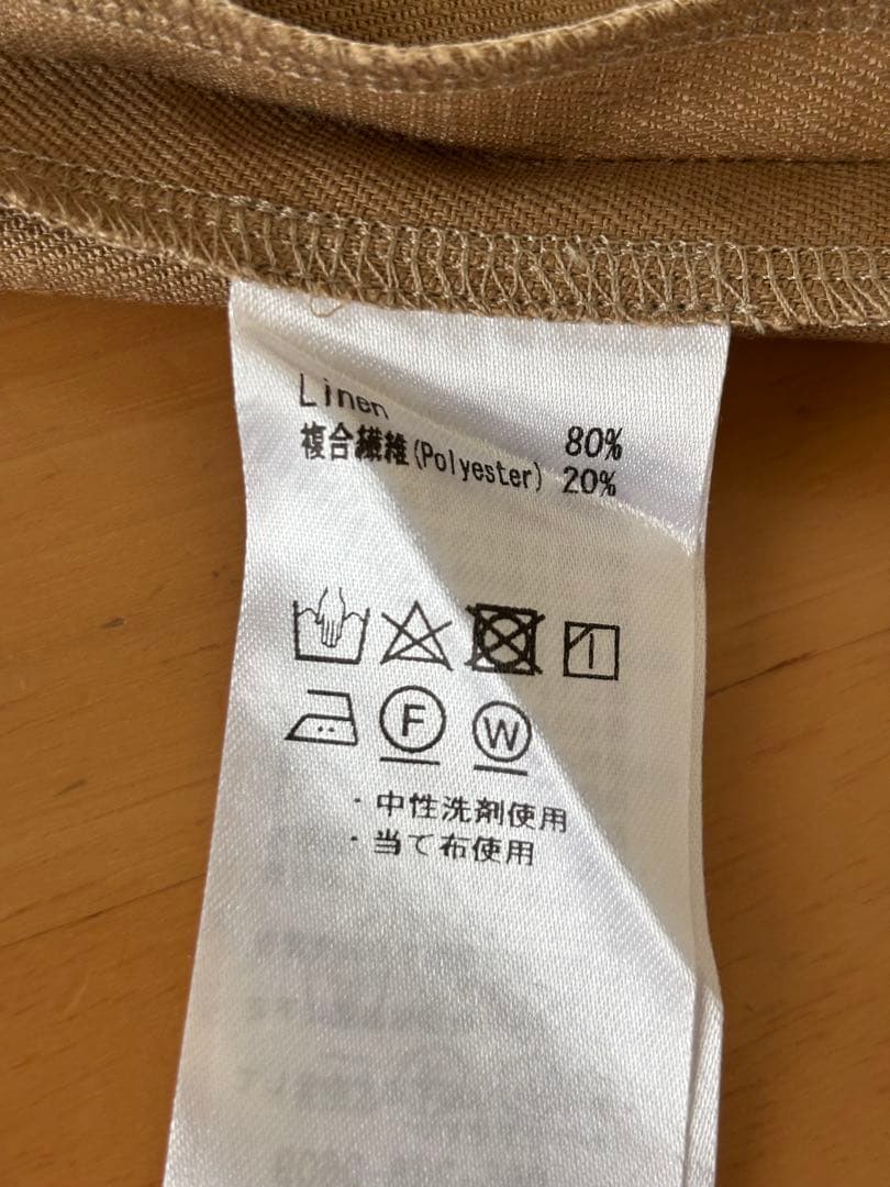 【美品】wafu リネンパンツ 感動の伸縮リネン ソロテックス ／ シャイン