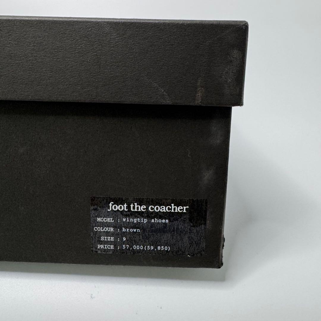 foot the coacher ウイングチップ ブラウン 27cm