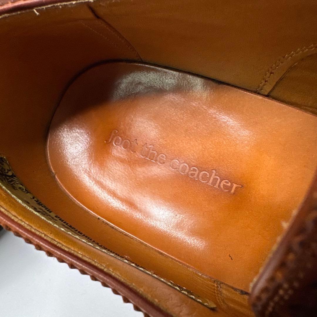 foot the coacher ウイングチップ ブラウン 27cm