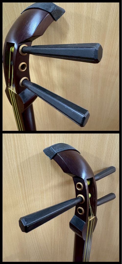 三味線　和楽器　弦楽器　ハードケース　撥付き