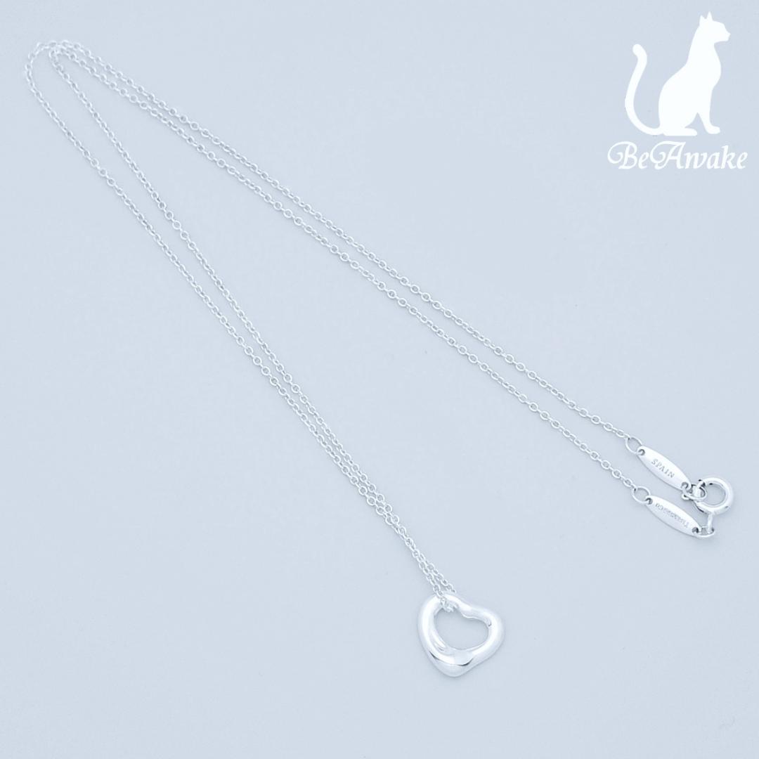 【新品仕上げ済】ティファニー オープンハート ペンダント ネックレス ミニ SS