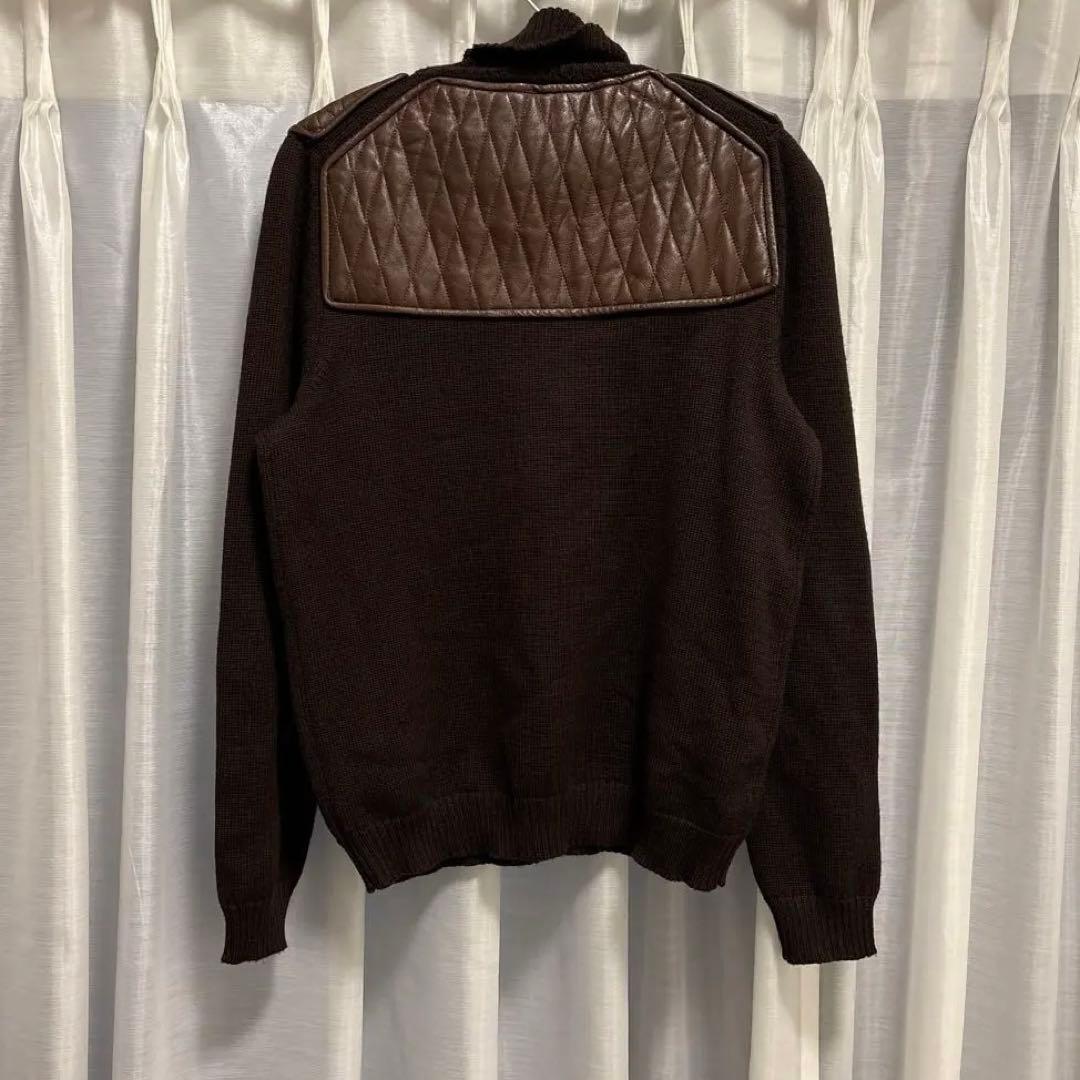 トップス Alessandso dell'Aqua Arahive leatherknit