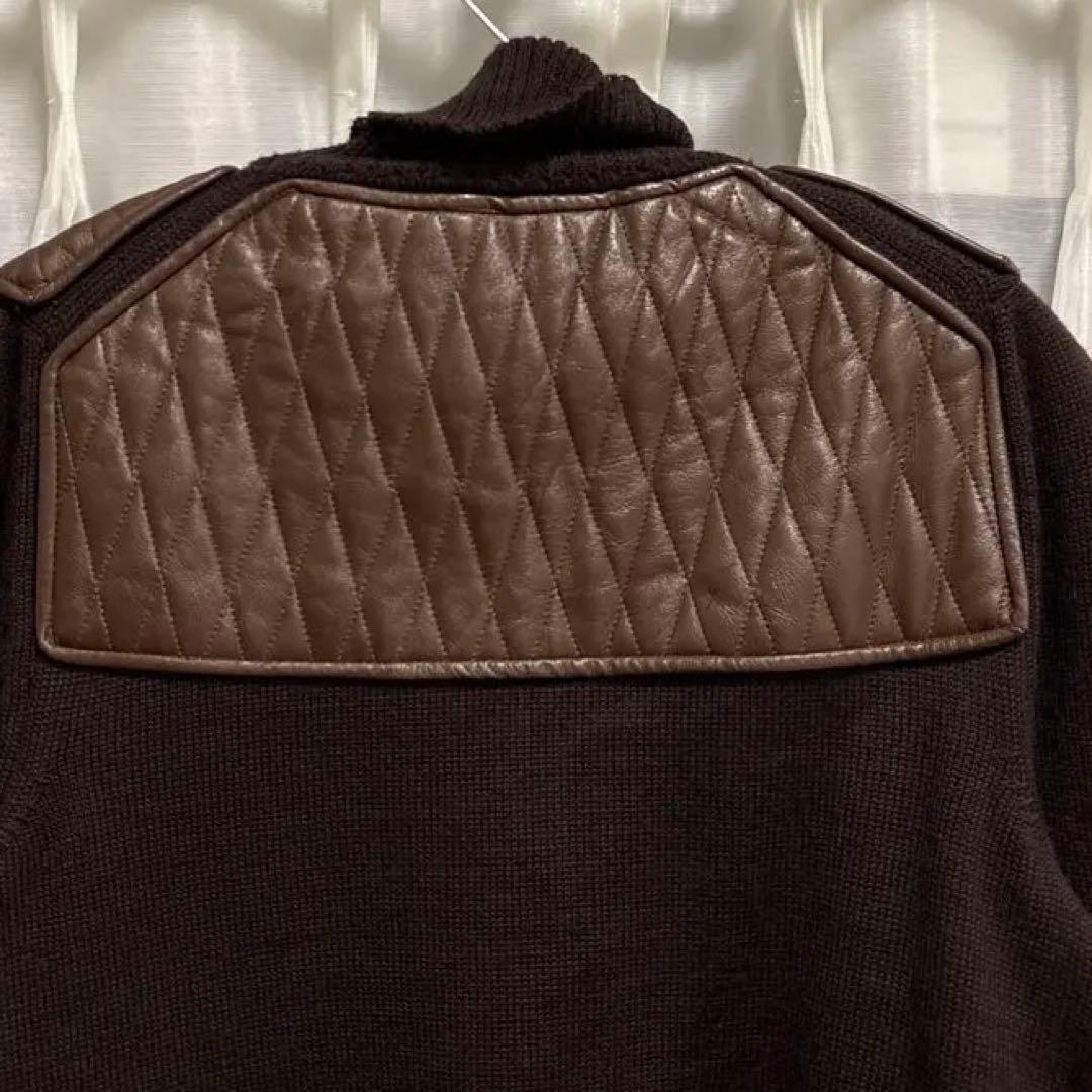 トップス Alessandso dell'Aqua Arahive leatherknit