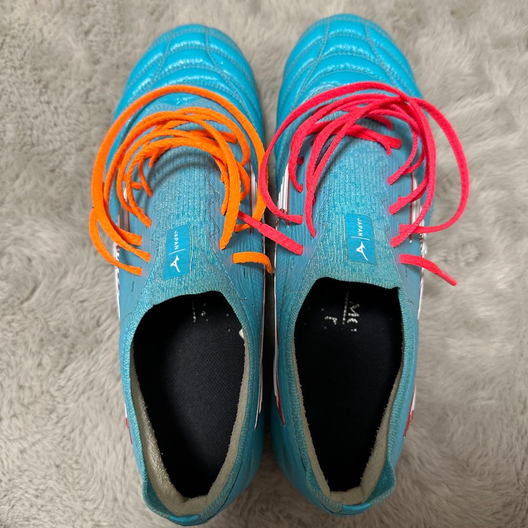 Mizuno サッカーシューズ アクアブルー 海外限定