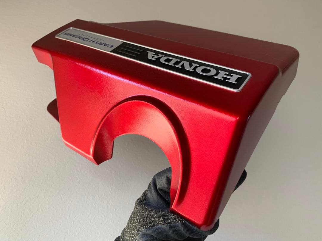 3倍 赤いエンジンカバー【N ONE Ⅱ出品】