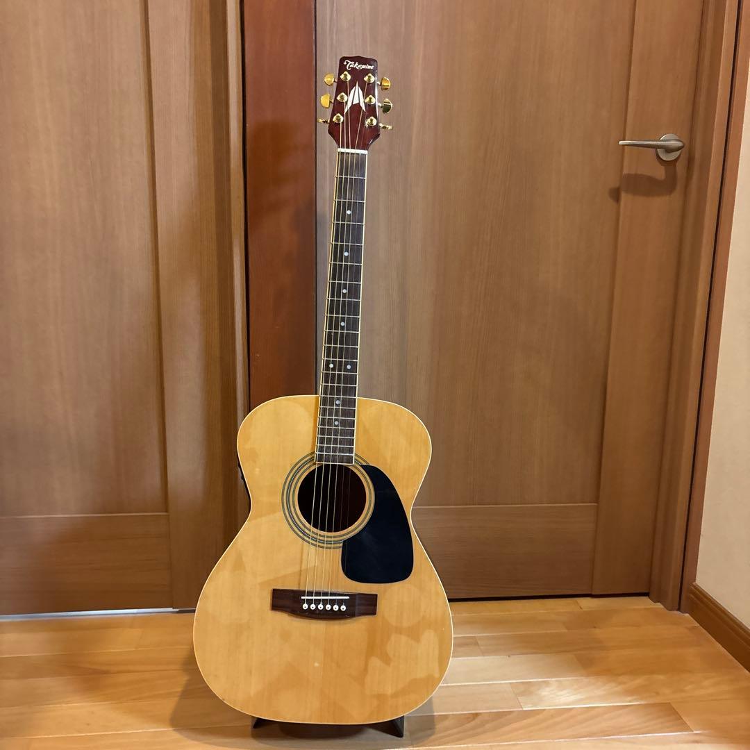希少 Takamine エアコギター ゴールドパーツ仕様 新品弦張替済