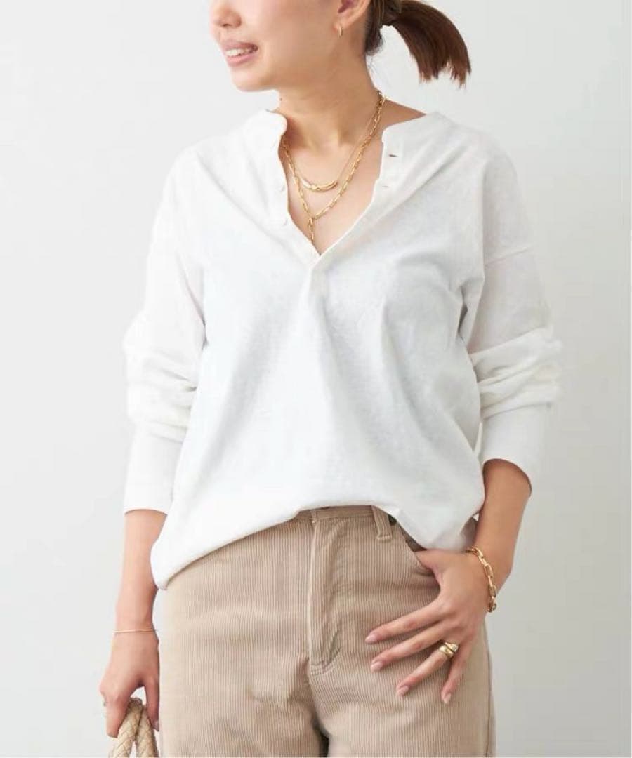 【AMERICANA/アメリカーナ】LONGSLEEVE Tシャツ