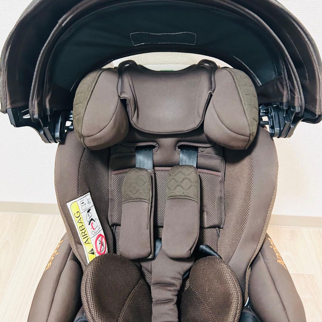 極美品 アップリカ フラディア グロウ シートベルト固定式 チャイルドシート