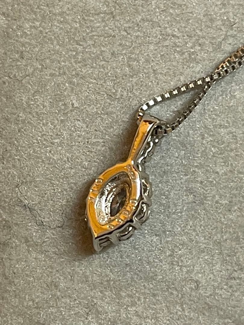 AGT鑑定書付 天然 Fancy Purple Pink ダイヤ ネックレスPt