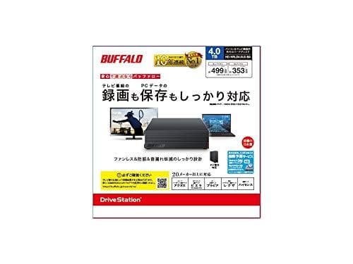 バッファロー HD-NRLD4.0U3-BA 4TB 外付けハードディスクドラm