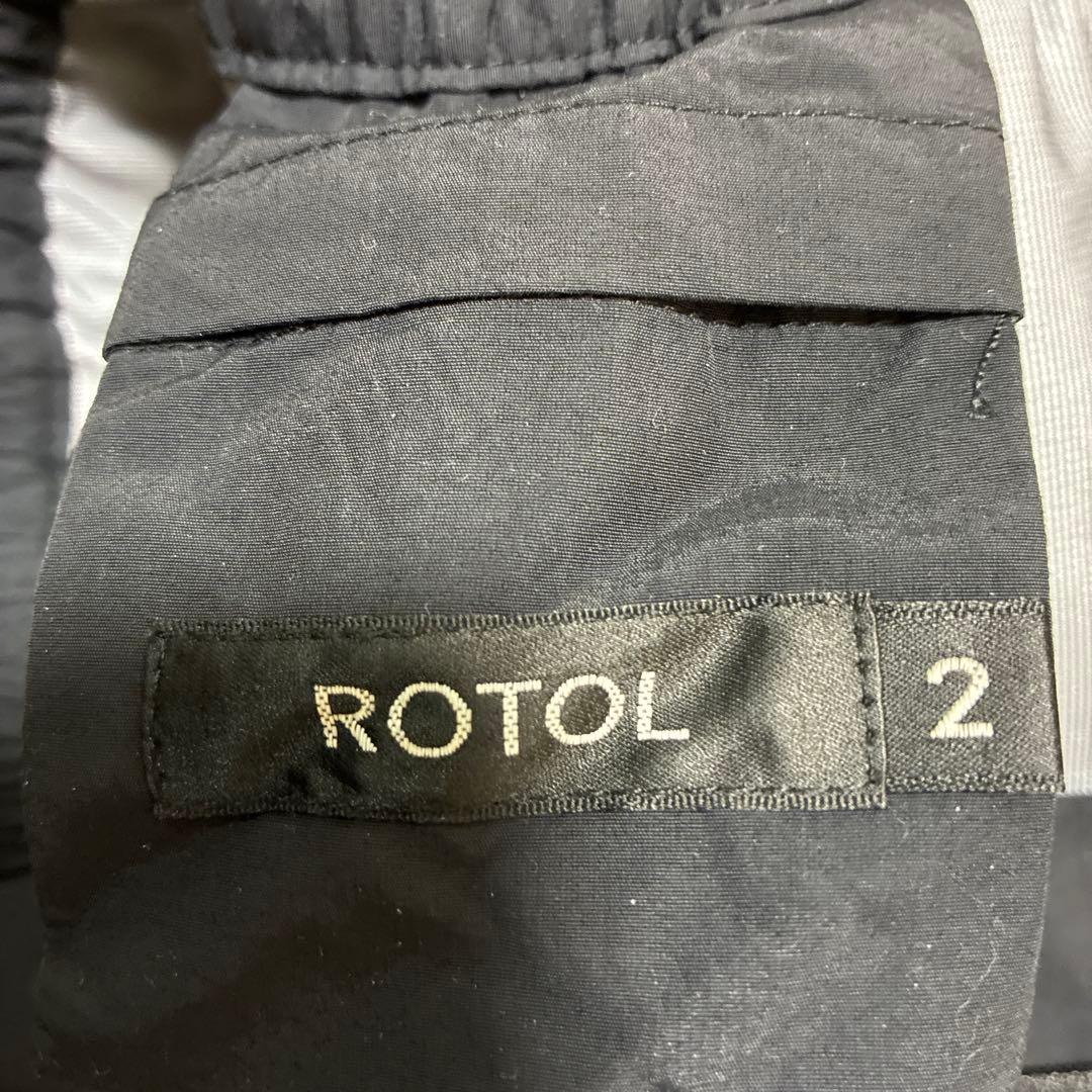 ROTOL ブラック カーゴパンツ 2