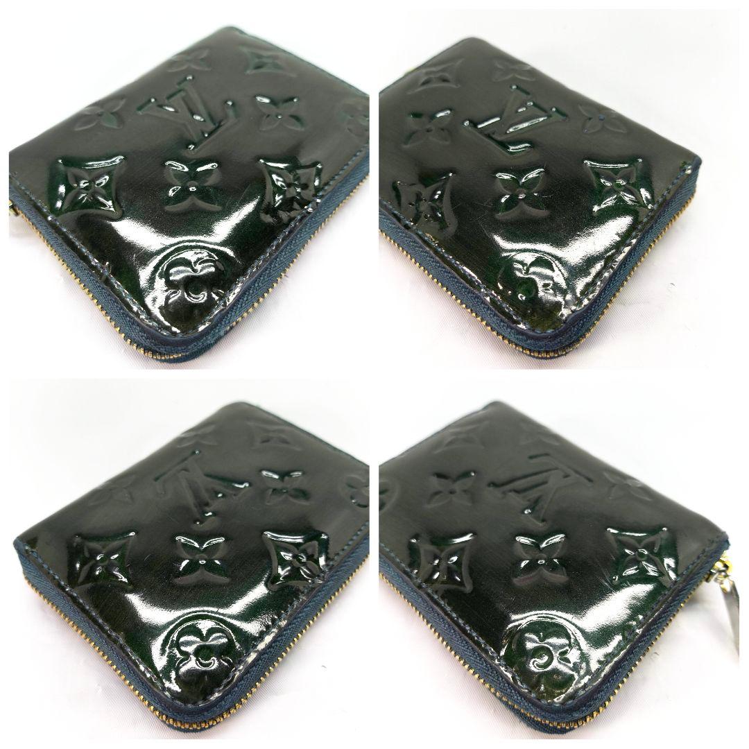 ルイヴィトン ヴェルニ ジッピーパース ケース ブルー