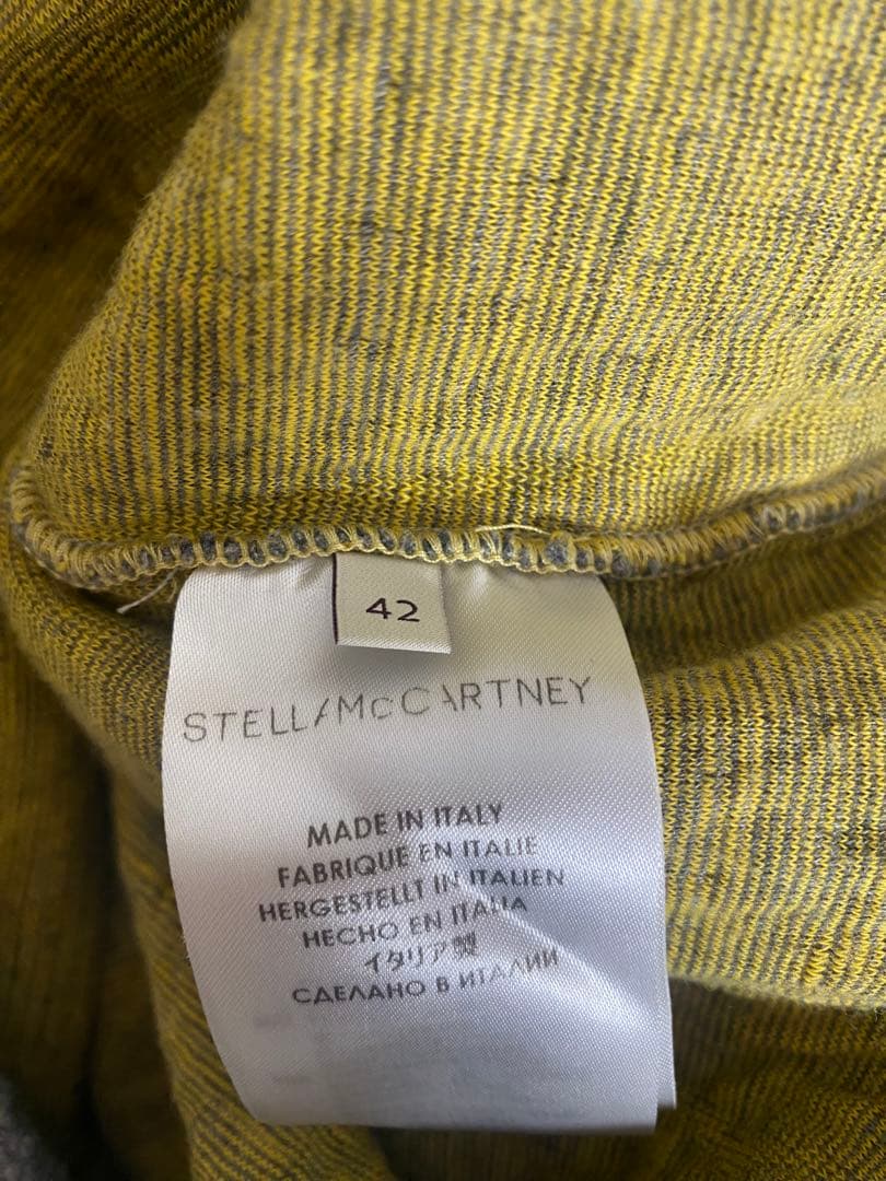 ステラマッカートニー　顔イラストスウェット　グレー　I42