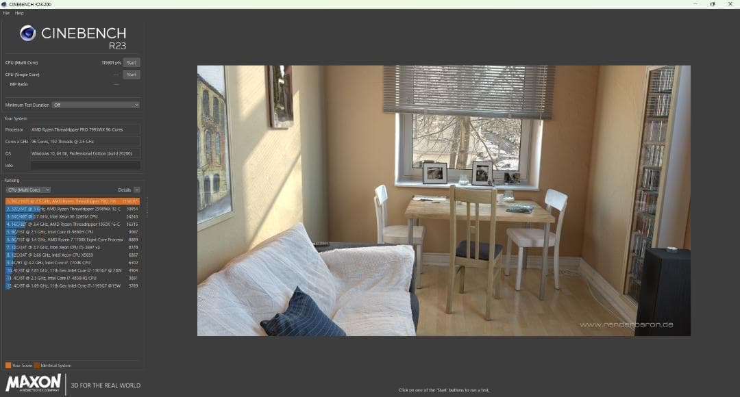 CPU Ryzen Threadripper PRO 7995WX