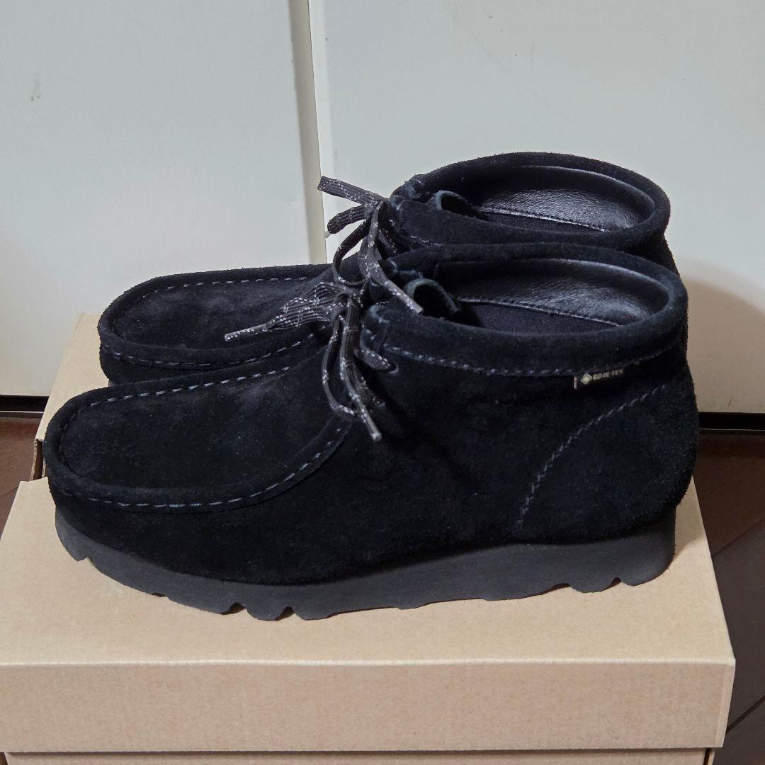 クラークス　レディース　ワラビー　ゴアテックス ブーツ　モカシン　25.0