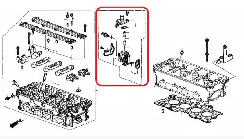 ホンダ インテグラ タイプR DC2 シビックEK9 EG6 スプールバルブ
