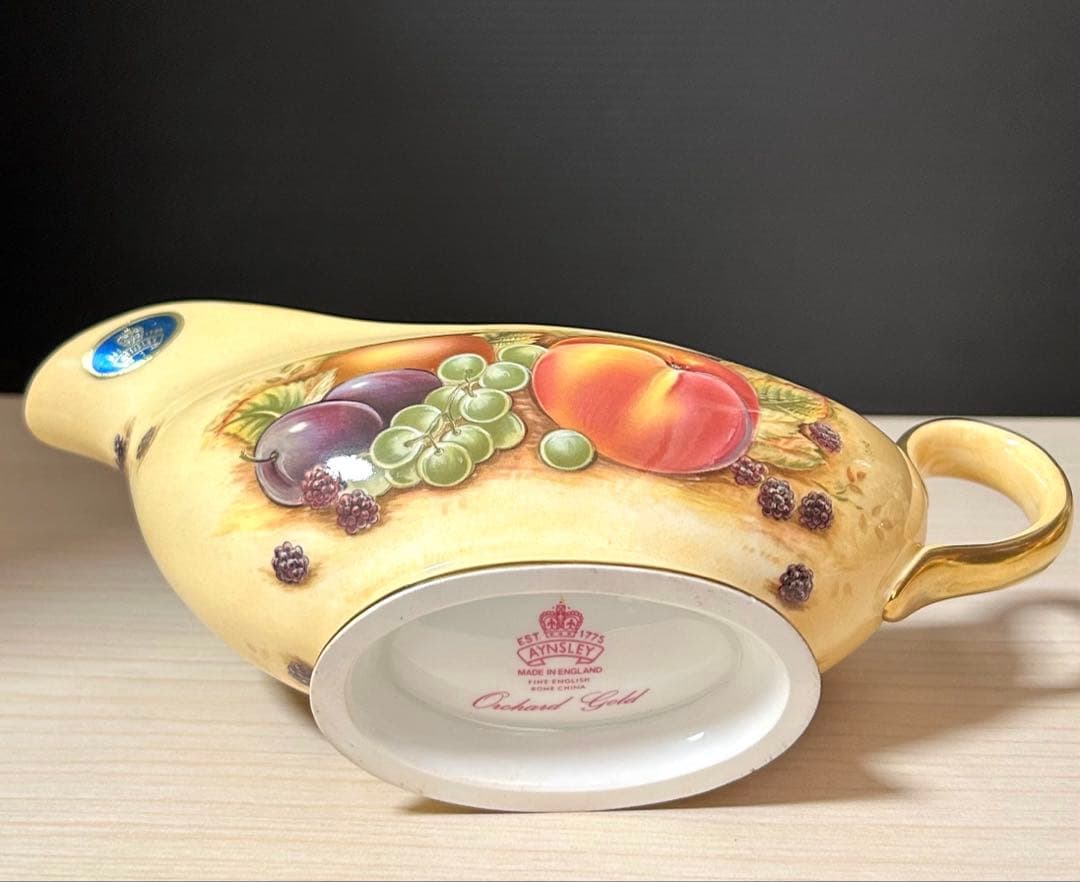 エインズレイ　オーチャードゴールド　ミニベース　ソースポート2点セット