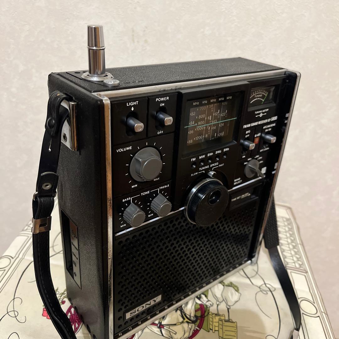 動作美品！●SONY　スカイセンサ－　ICF5800　●昭和のBCL傑作機！