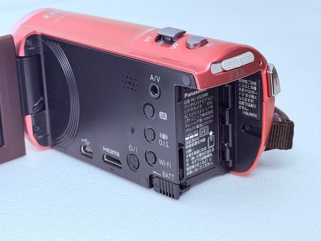 Panasonic HC-V520M ピンク 付属品多 ポーチ付