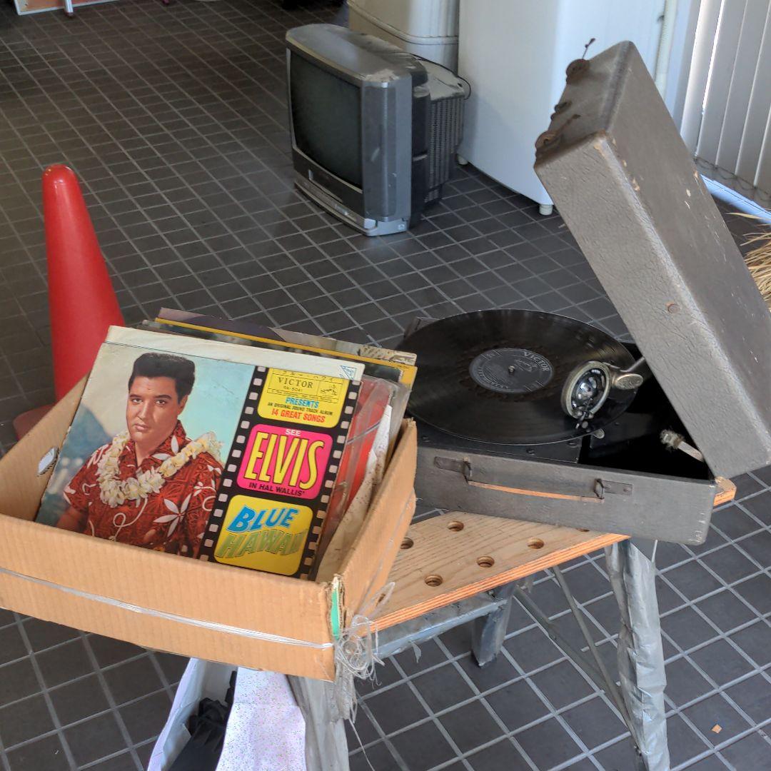 昭和レトロ　蓄音器/レコードプレーヤー