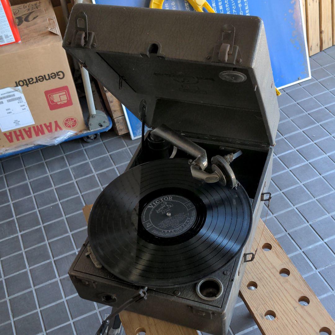 昭和レトロ　蓄音器/レコードプレーヤー