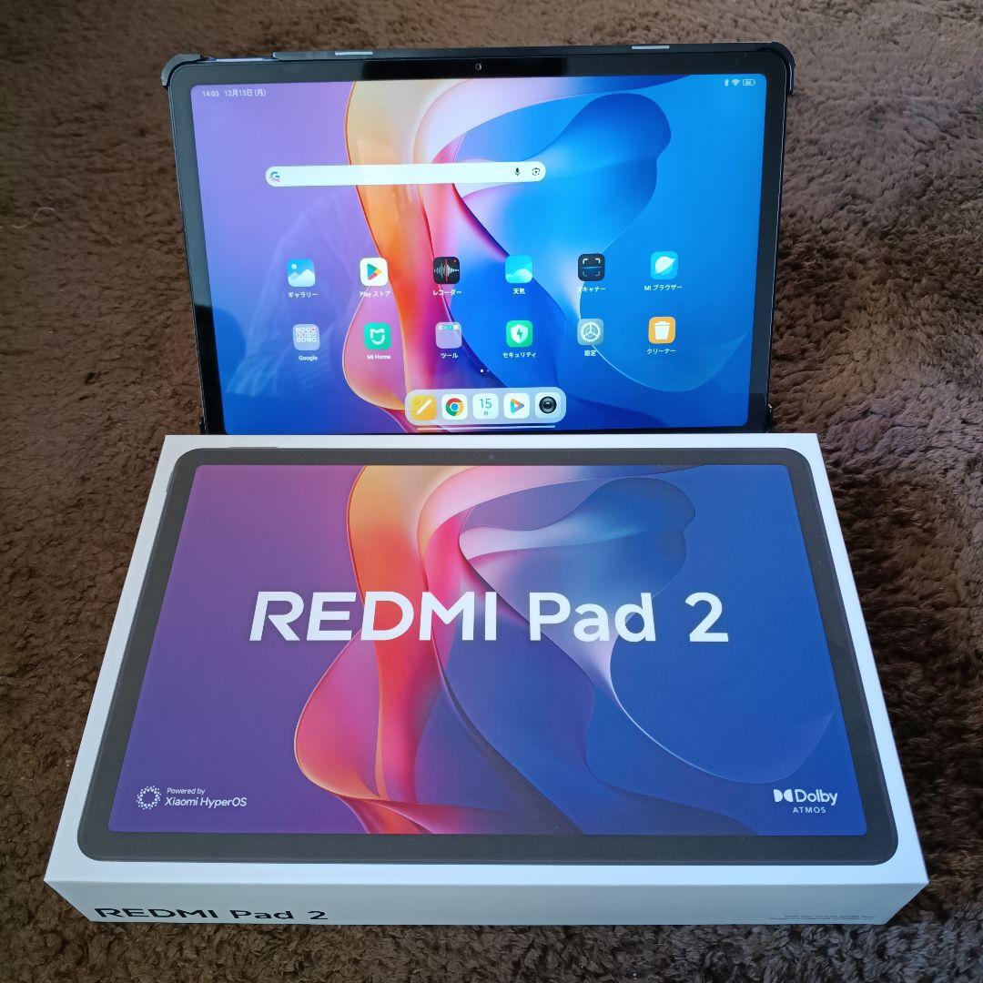 REDMI Pad 2ラベンダーパープル 11インチ 4GB 128GB ケース