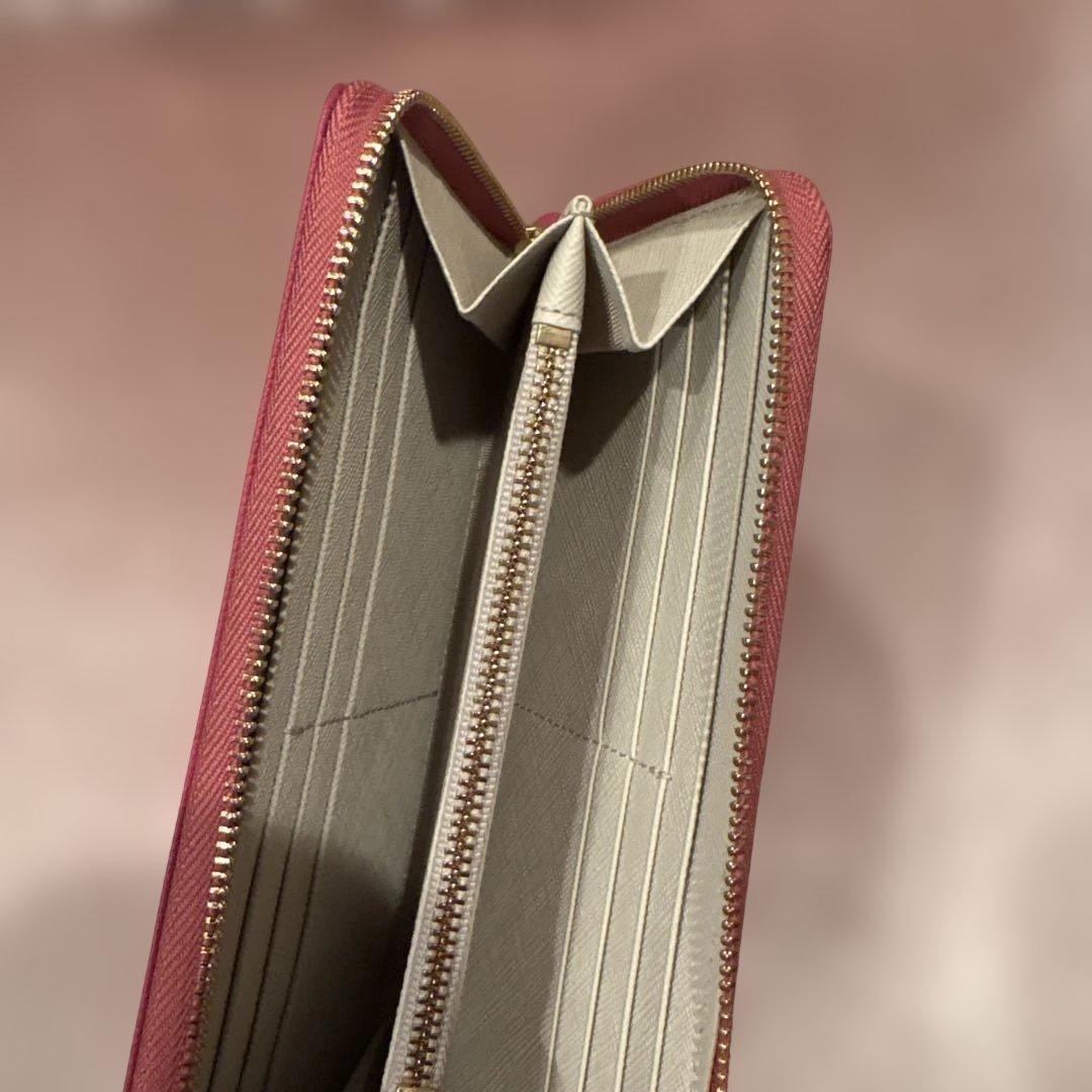 agnes.b ピンク 長財布 シンプルデザイン