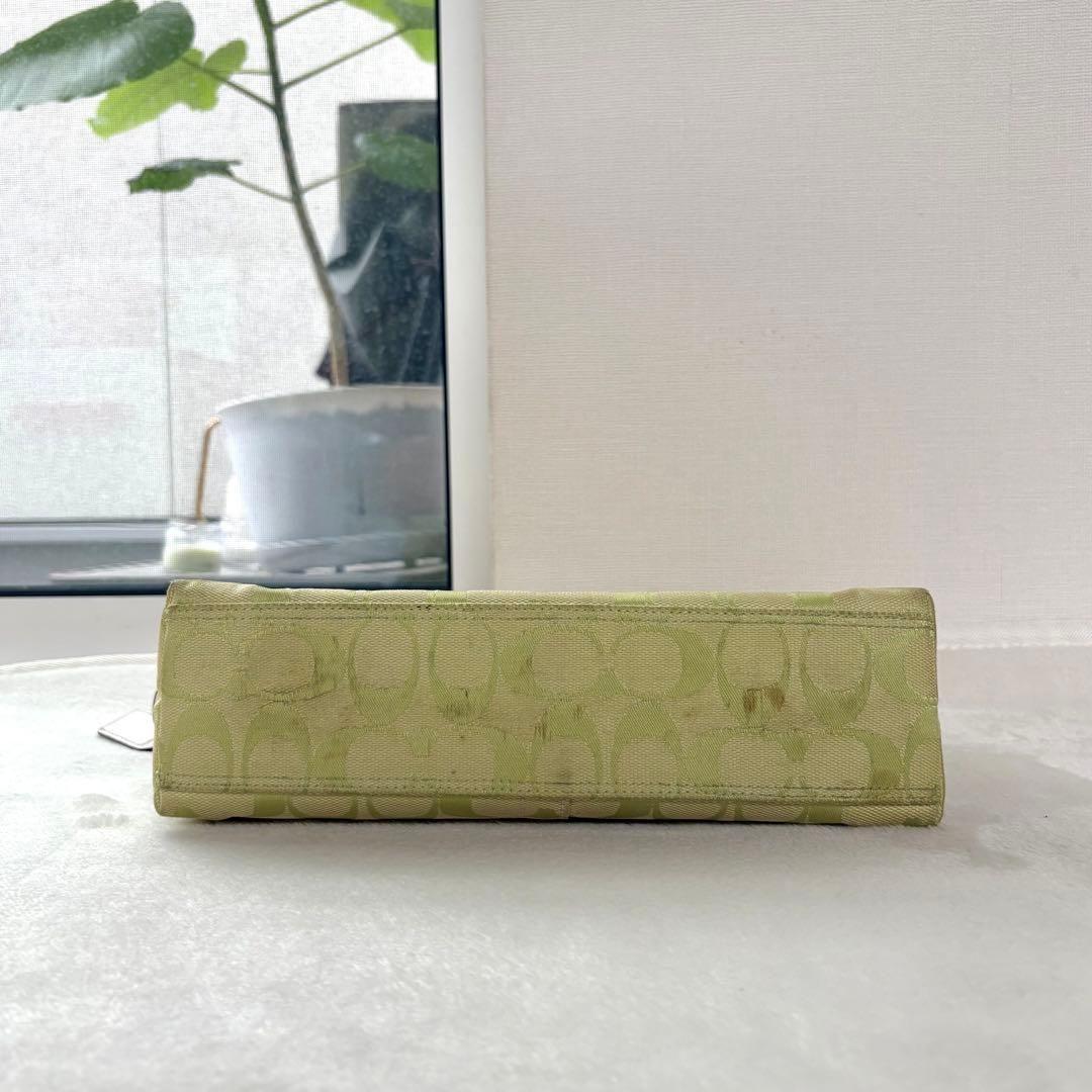 バッグ Coach Accessory Pouch Bag Leaf Green