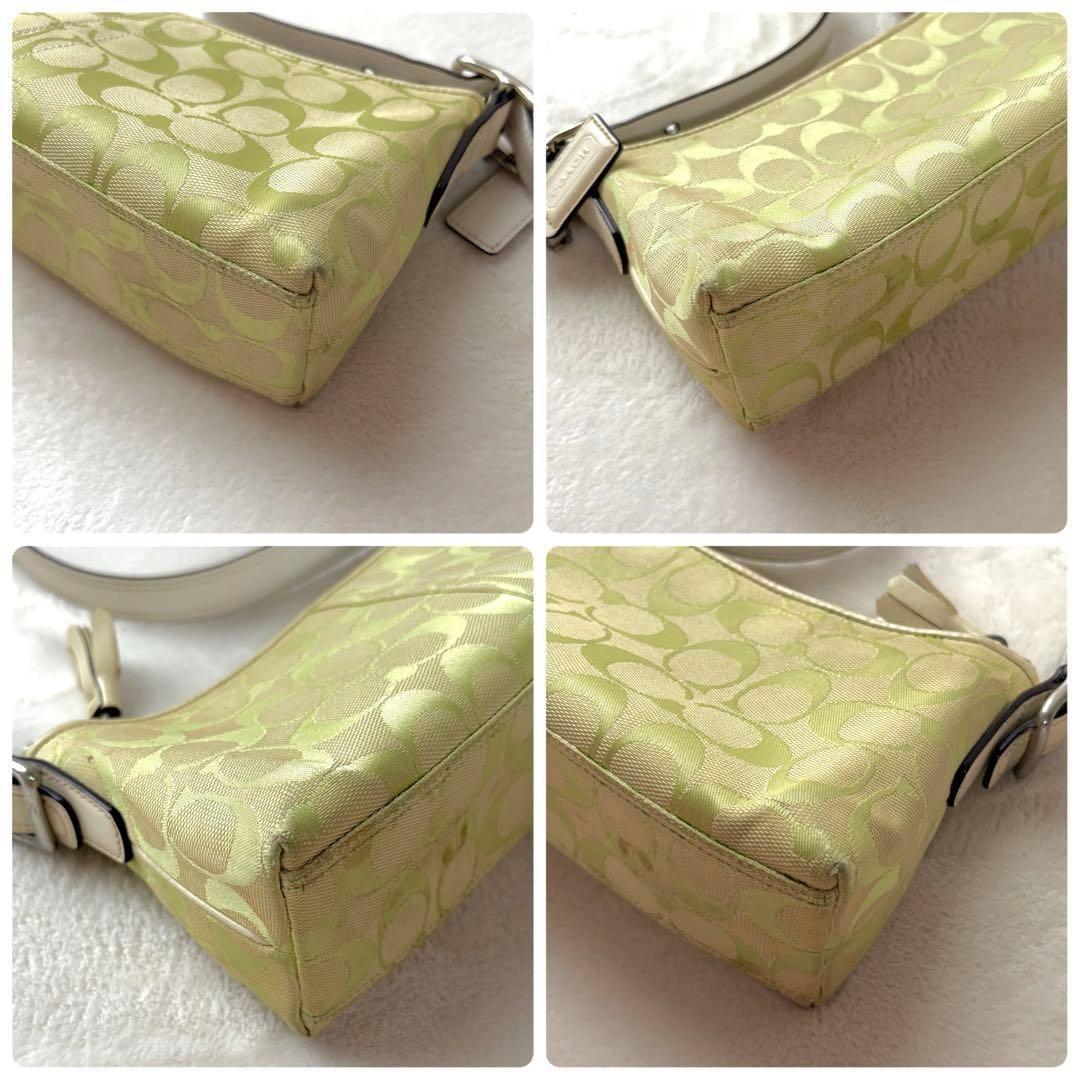 バッグ Coach Accessory Pouch Bag Leaf Green