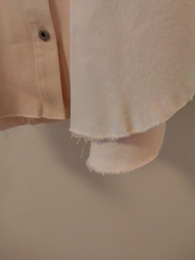 ☆新品タグ付き☆ DOUDOU ダメージデニムシャツ