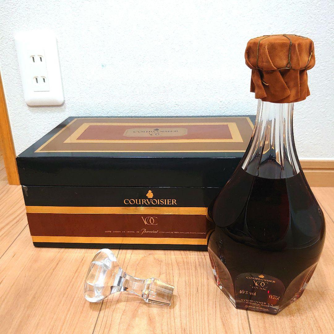 クルボアジェ VOC エクストラ バカラボトル ブランデー【未開栓】替栓・箱付