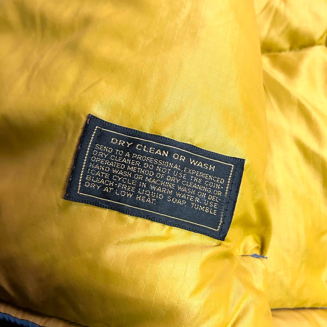 70s80s エディーバウアー ダウン ベスト リメイク 黒タグ TALON