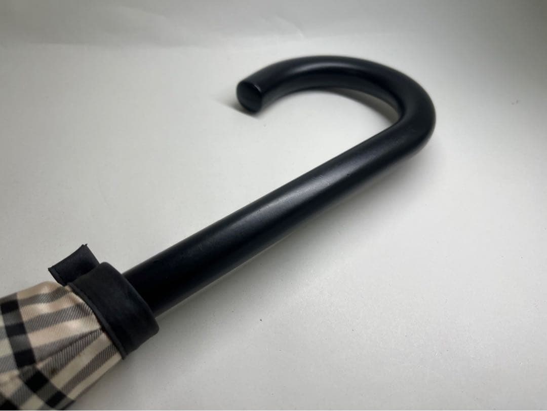 バーバリー Burberry 美品 雨傘 長傘 ノバチェック 希少 TZ6