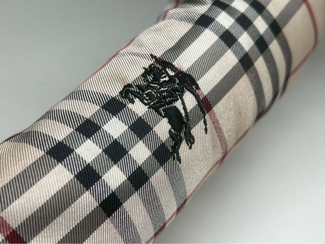 バーバリー Burberry 美品 雨傘 長傘 ノバチェック 希少 TZ6