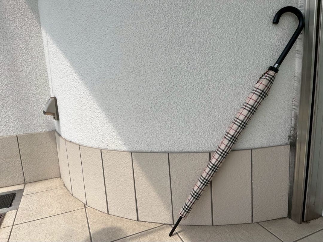 バーバリー Burberry 美品 雨傘 長傘 ノバチェック 希少 TZ6