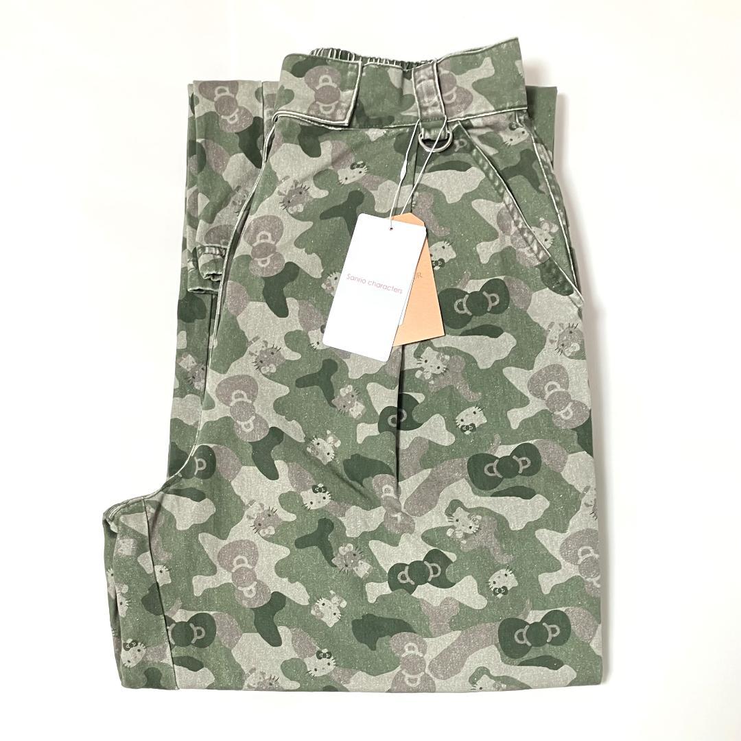 CALNAMUR×HELLO KITTY コラボ カモフラワークパンツ F 新品