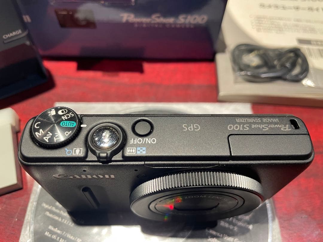 Canon PowerShot S100 ブラック 美品 元箱バッテリー2個付き