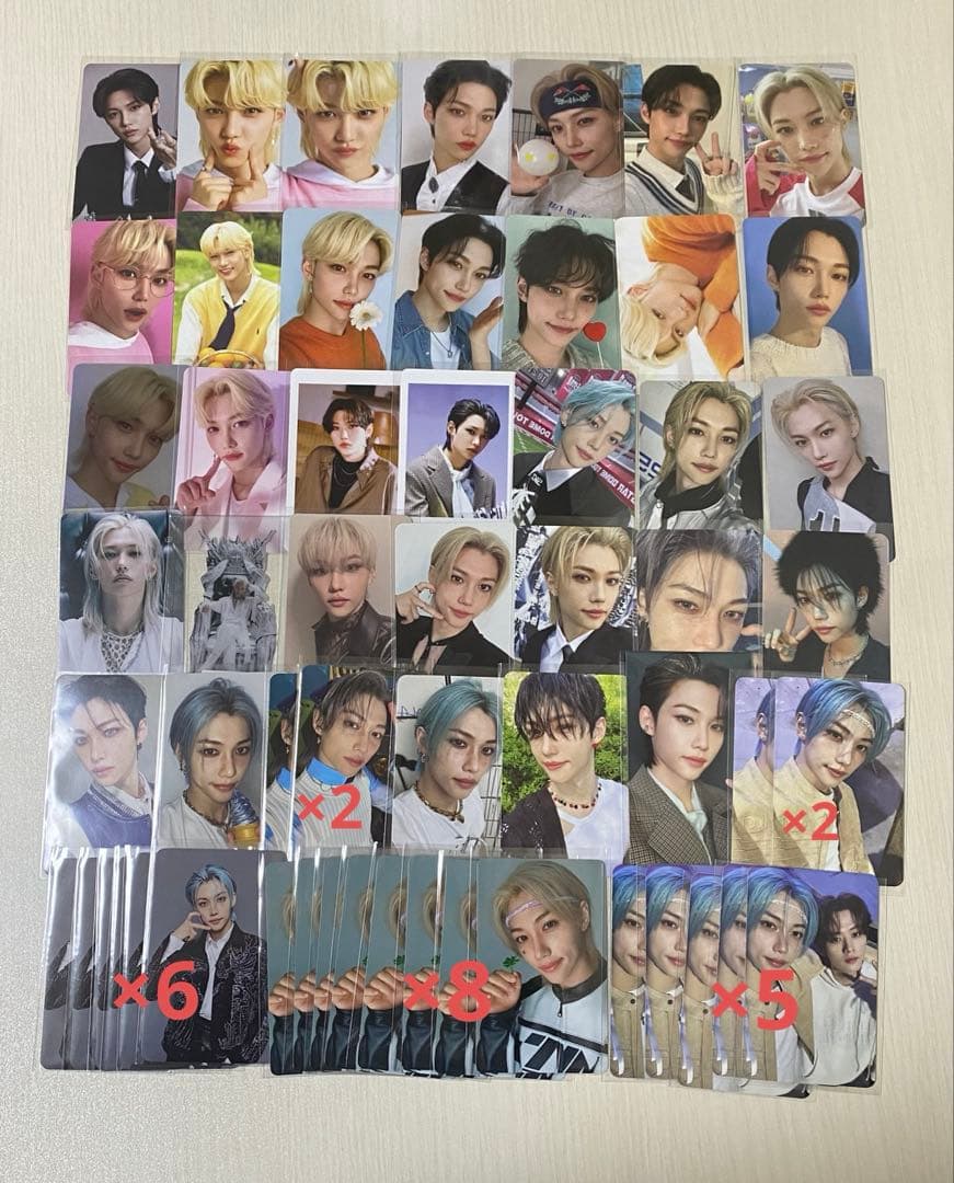 straykids スキズ フィリックス トレカ まとめ売り　合計97枚