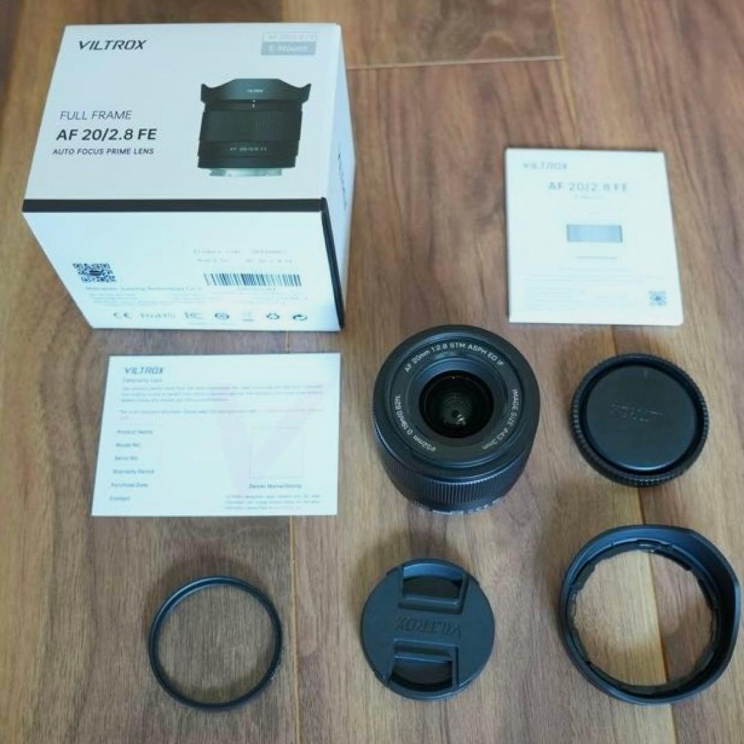 VILTROX AF 20mm F2.8 Eマウント 単焦点レンズ