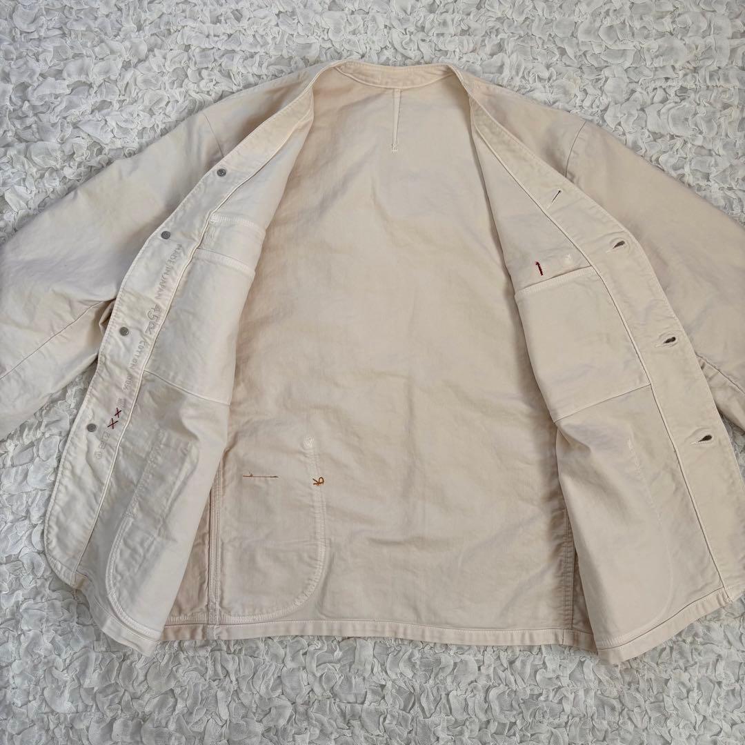 美品 45r おこめサテンベストオール　カバーオール