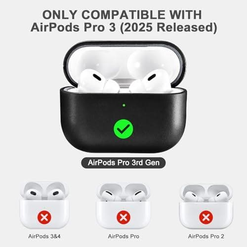 AirPods Pro 3 用 ケース 本革レザーケース (2025年9月発売m