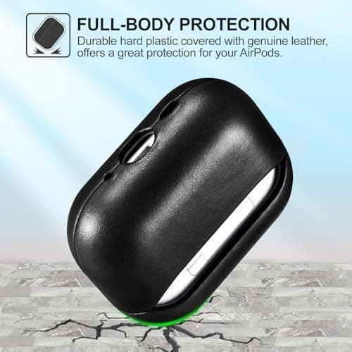 AirPods Pro 3 用 ケース 本革レザーケース (2025年9月発売m