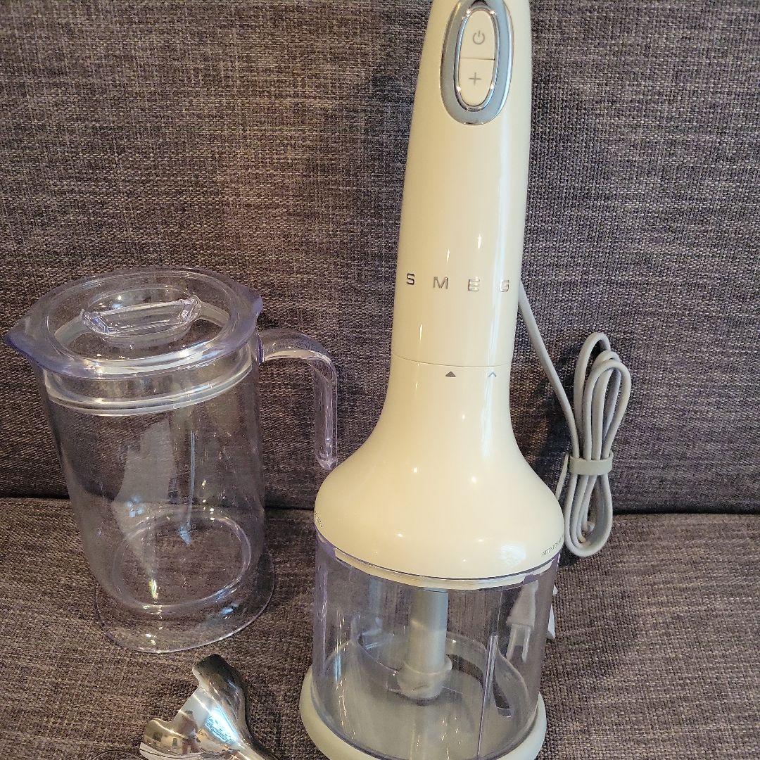 破格！　SMEG スメッグ　クリーム　ホワイト　ブレンダー　マッシャー
