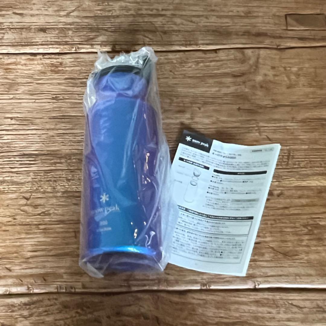 【新品未使用】 PEAK スノーピーク オーロラボトル800 ブルー