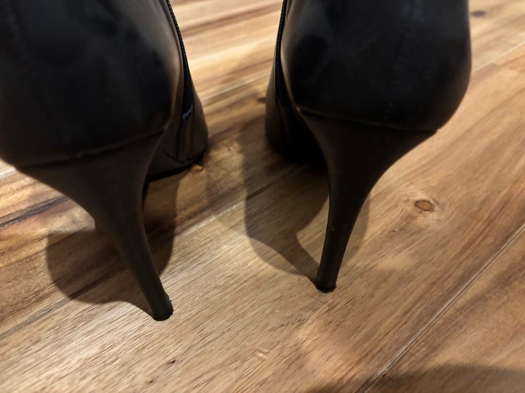 ショートブーツ 高ヒール シンプル美脚ショートブーツ リエンダ ダーリッチ ザラ